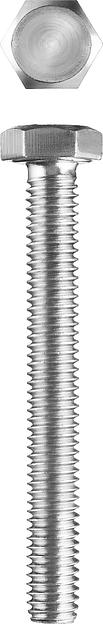 ЗУБР ГОСТ 7798-70, кл. пр. 5.8, M5 х 40 мм, цинк, 5 кг, болт (303080-05-040) фото 1