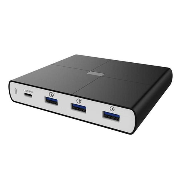 Зарядное устройство ACD CЗУ (ACD-P904U-V1B) 90Вт, Сетевое ЗУ 4xUSB 1PD+3QC, 3.6;20В/4.35А(max) RTL {20} фото 1
