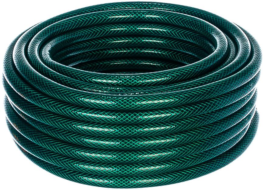 Шланг Вихрь 73/7/2/1 3/4" 25м поливочный армированный зеленый/черный фото 1