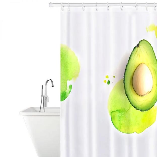 Штора для ванной комнаты «MySpace Avocado» 180х180 мм ОПТ  фото 2