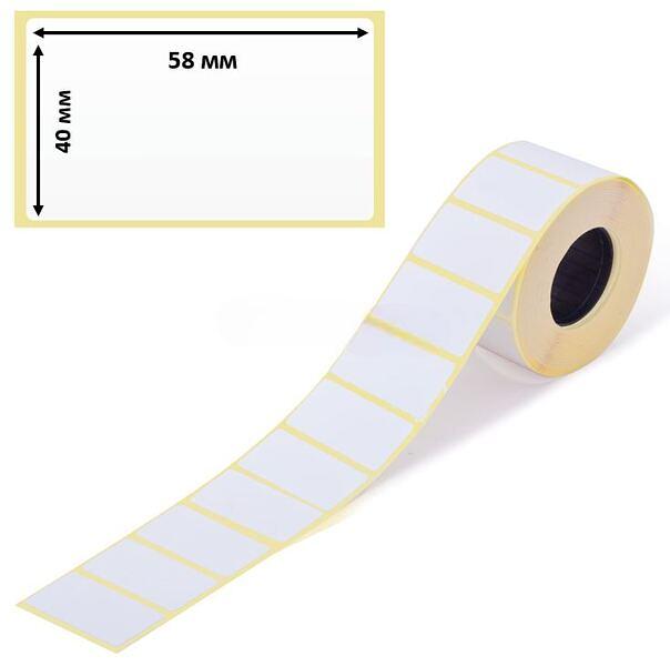 Этикет-лента 58х40х40 мм, 400 этикеток фото 1