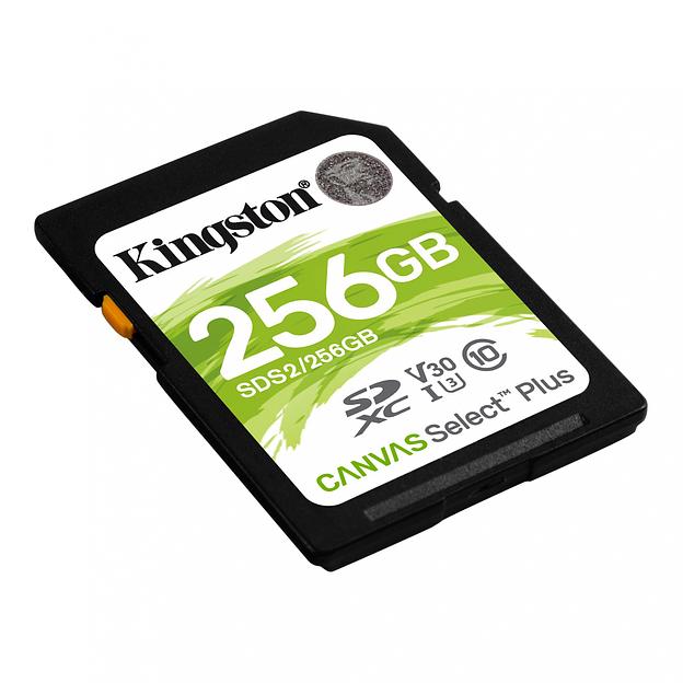 Флеш карта SDXC 256Gb Class10 Kingston SDS2/256GB Canvas Select Plus w/o adapter фото 2