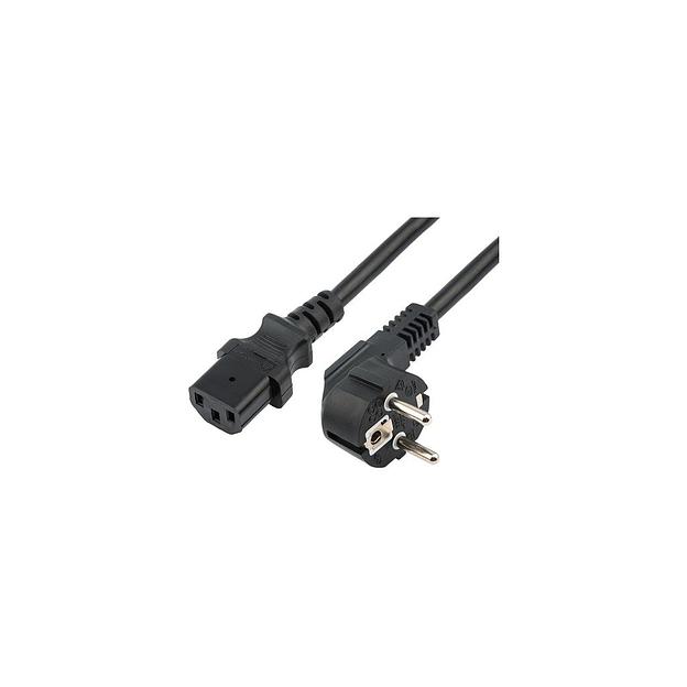 Шнур питания Rexant (11-1138) C13-Schuko проводник.:3x1.5мм2 1.5м 220В 10А черный фото 1