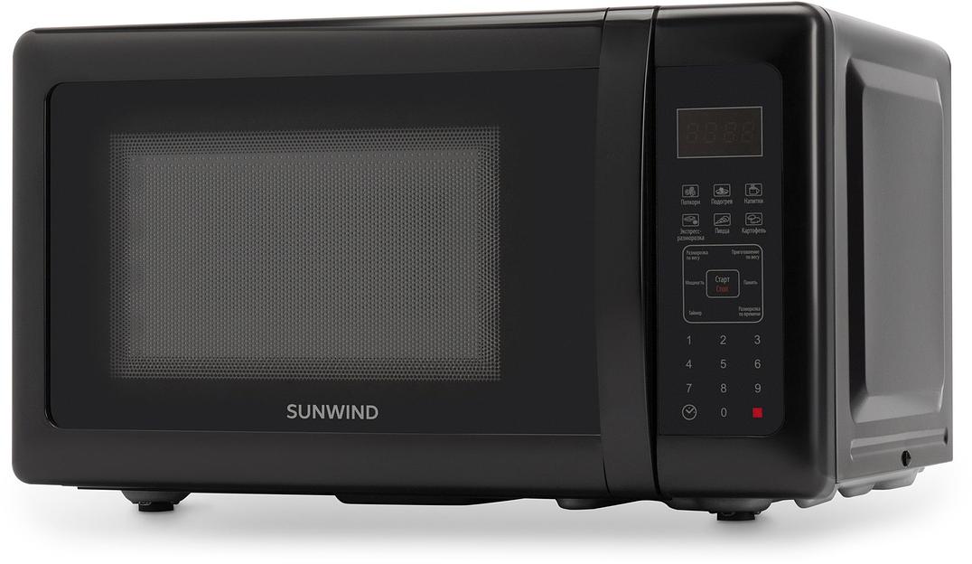 Микроволновая Печь SunWind SUN-MW007 20л. 700Вт черный фото 1