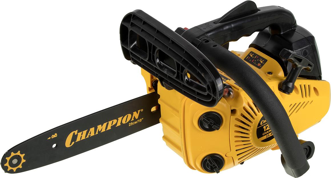 Бензопила Champion 125T-10 700Вт 0.95л.с. дл.шин.:10" (25cm) фото 2