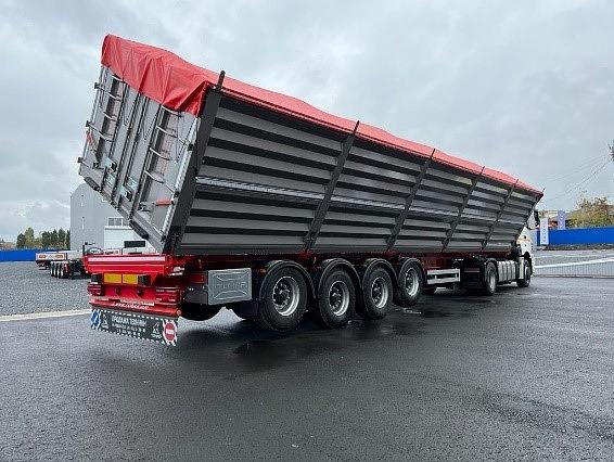 Полуприцеп-Зерновоз Самосвал Тонар 9989 58 куб.м 4 оси фото 4