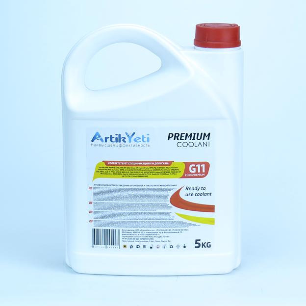 ArtikYeti Antifreeze Euro Premium G11 красный 5кг фото 3