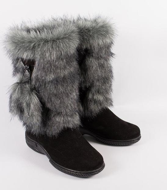 Унты «Чернобурка» велюр, литая подошва фото 1