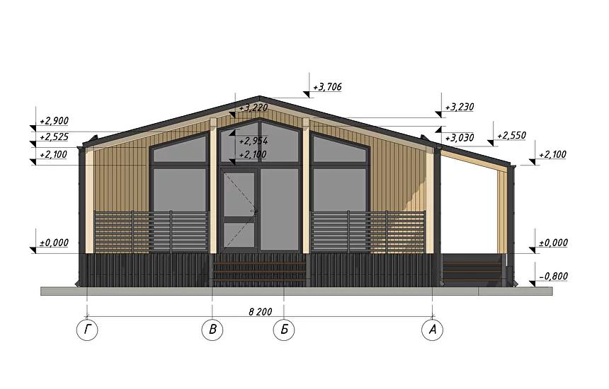 Строительство каркасного дома по проекту «Даша» фото 6