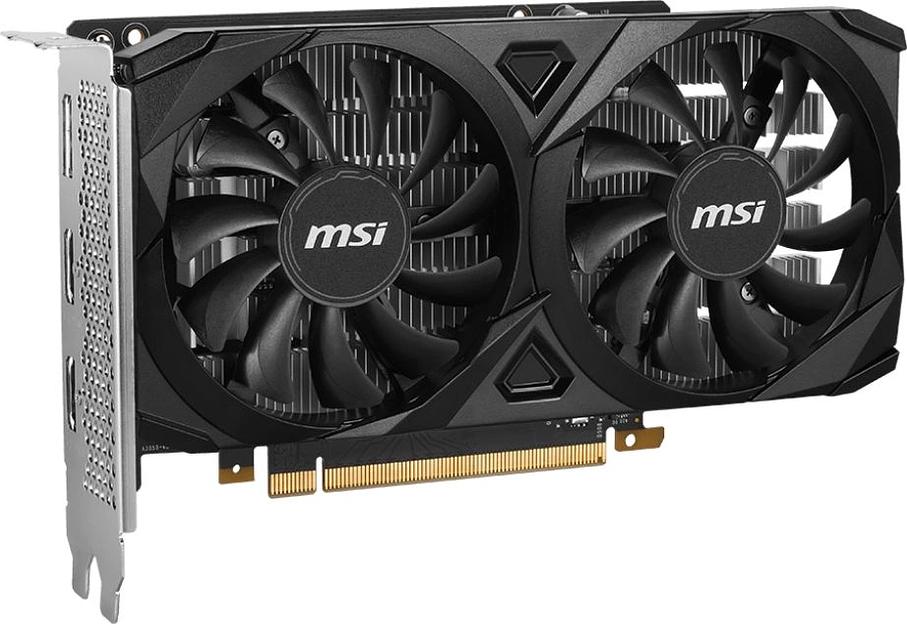 Видеокарта MSI PCI-E 4.0 RTX 3050 VENTUS 2X E 6G OC NVIDIA GeForce RTX 3050 6Gb 96bit GDDR6 1492/14000 HDMIx2 DPx1 HDCP Ret фото 2