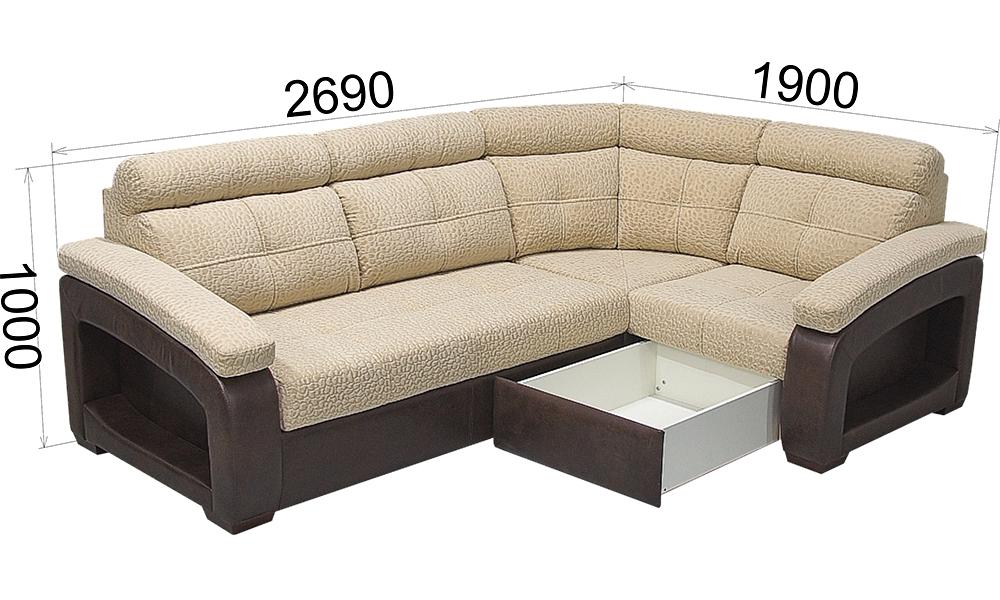 Диван-кровать угловой «Идель 64» ОПТ фото 3