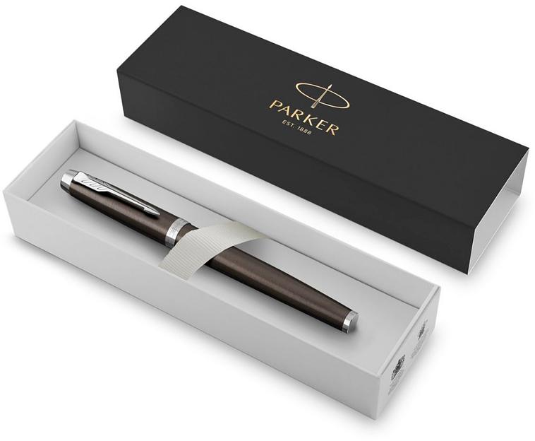 Ручка роллер Parker IM Core T321 (CW1931664) Dark Espresso CT F черн. черн. подар.кор. фото 4