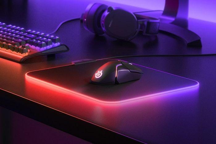 Коврик для мыши Steelseries QcK Prism Cloth Средний черный 320x270x4мм фото 6