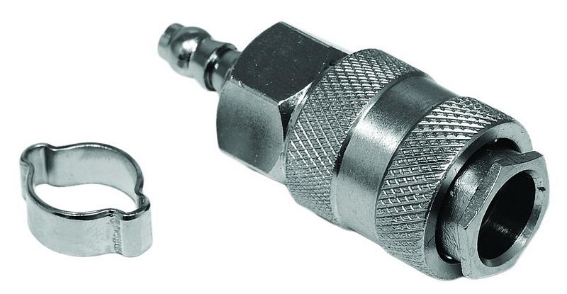 Переходник для пневмоинструмента Elitech 0704.018200 серебристый фото 1