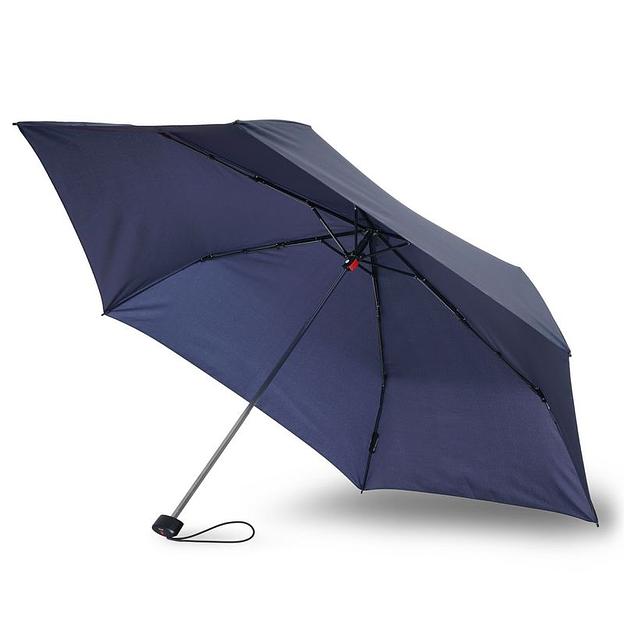 Зонт Knirps механический AS.050 Slim Small Manual NAVY 95 9050 1201 фото 3