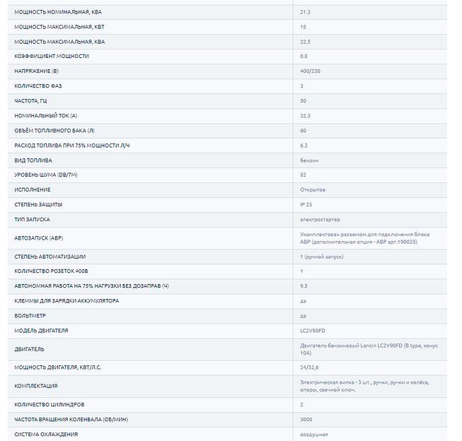 Бензогенератор TSS SGG 18000EH3LA ОПТ фото 7