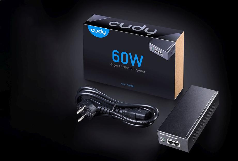 Инжектор PoE Cudy POE300 10/100/1000BASE-T 60Вт 53В(DC) фото 5