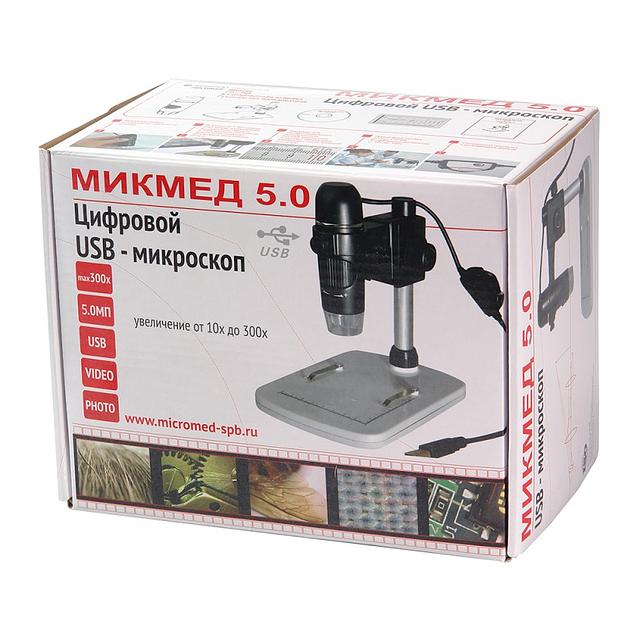 Цифровой USB-микроскоп со штативом МИКМЕД 5.0 > фото 2