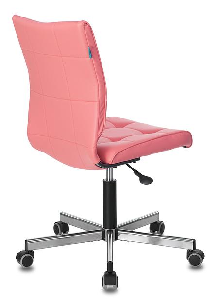 Кресло Бюрократ CH-330M розовый Lincoln 205 искусственная кожа крестовина металл хром фото 4