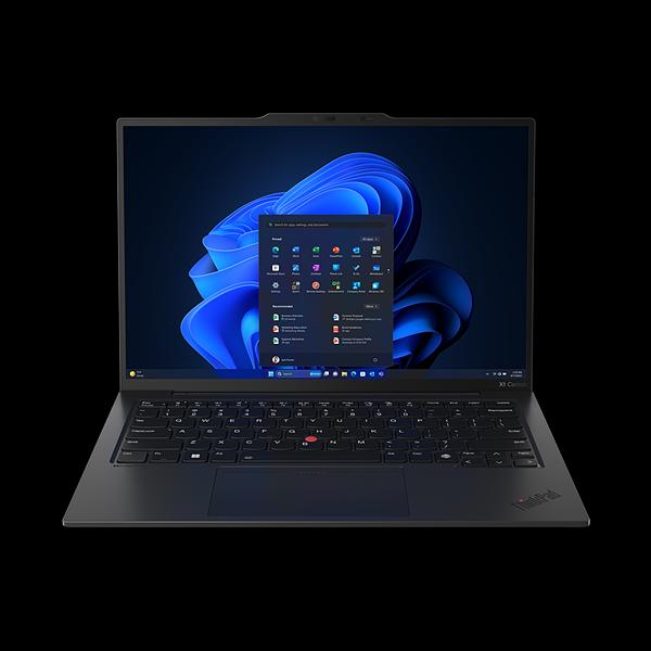 Ноутбук ThinkPad X1 Carbon Gen 12 14" WUXGA (1920x1200) IPS 400N, Intel Ultra 7 155H, 16GB LPDDR5x 6400, 512GB SSD M.2, Intel Arc Graphics, WiFi6,BT, FPR, LTE, FHD Cam, 57Wh,65W USB-C, Win 11 Pro, 1Y, 1.09kg (21KDA04PCD) фото 1
