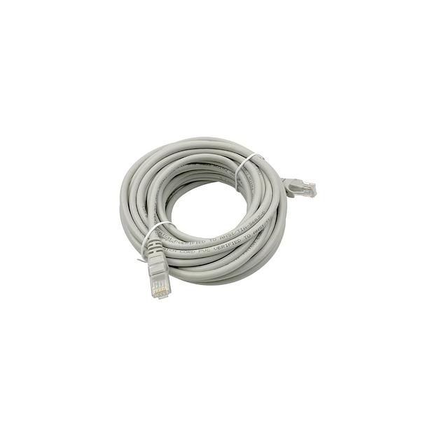 Патч-корд Buro UTP-6-10M-G литой (molded), UTP, кат.6, 10м, 4 пары, 24AWG, алюминий омедненный, многожильный, серый фото 1