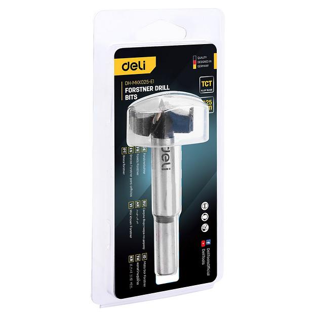 Оснастка Deli Сверло Форстнера по дереву DH-MKK025-E1 25мм фото 2