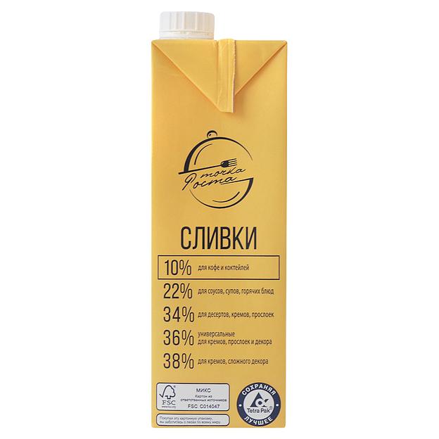 Сливки «Точка роста» 10 % ОПТ фото 2