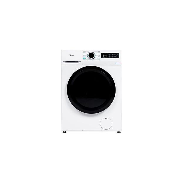 Стиральная машина узкая Midea MF01712BS40/W, с фронтальной загрузкой, с паром, 7кг, 1200об/мин, инверторная фото 1