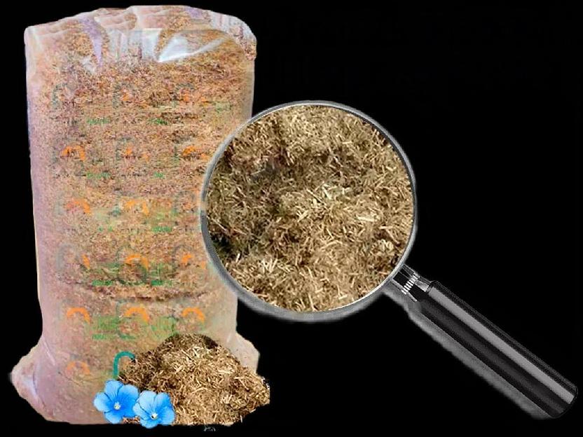 Задувная эковата из льна «Эко Локалит» опт фото 1