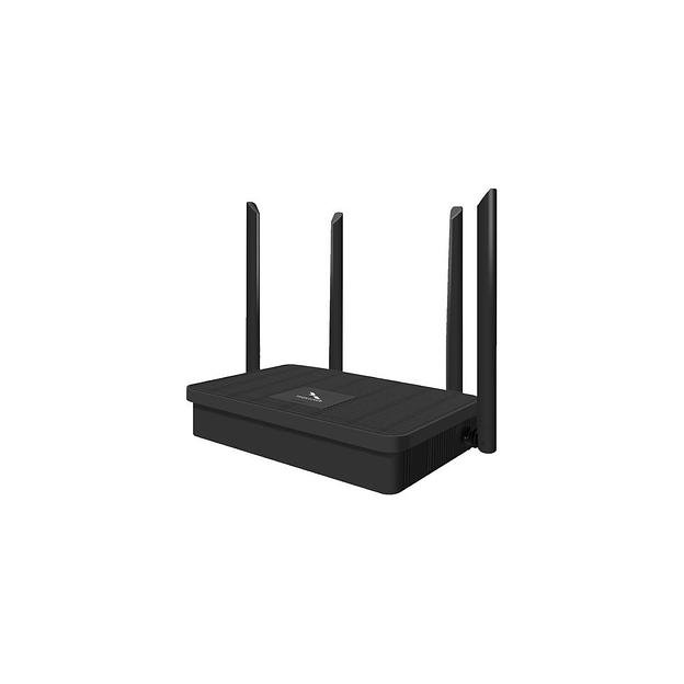 Wi-Fi роутер Триколор TR-router-04, Wi-Fi 5, AC1200, 2.4/5ГГц, 3 LAN, черный [046/91/00057758] фото 1