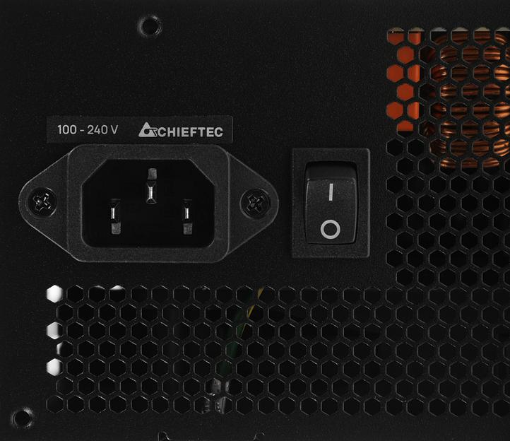 Chieftec CORE 600W, ATX 12V 2.3 PSU,W/12cm Fan,80 plus Gold, BBS-600S OEM фото 8