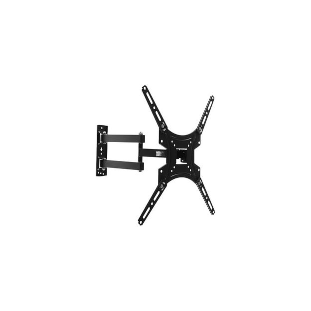 Кронштейн для телевизора Buro FL4S, 20-65", настенный, поворотно-выдвижной и наклонный, черный [bm25a74ts3] фото 1