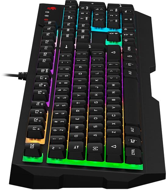 Клавиатура A4Tech Bloody B135N черный USB Multimedia for gamer LED (подставка для запястий) (B135N) фото 8