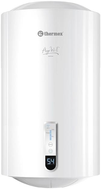 Водонагреватель Thermex Auga 50 V Slim Wi-Fi 1.5кВт 50л электрический настенный/белый фото 1