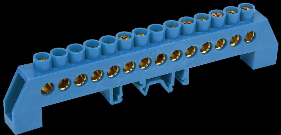 Шина нулевая в комбинированный DIN -изолятор типа Стойка ШНИ-8х12-14-КС-С фото 1