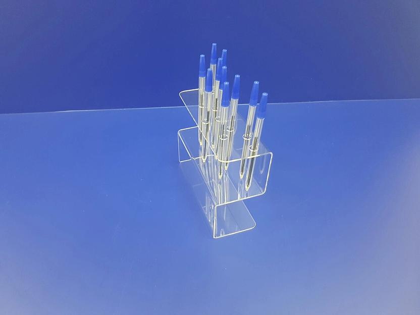 Подставка для ручек карандашей кистей 10 секции (S-образные, место для логотипа фото 2