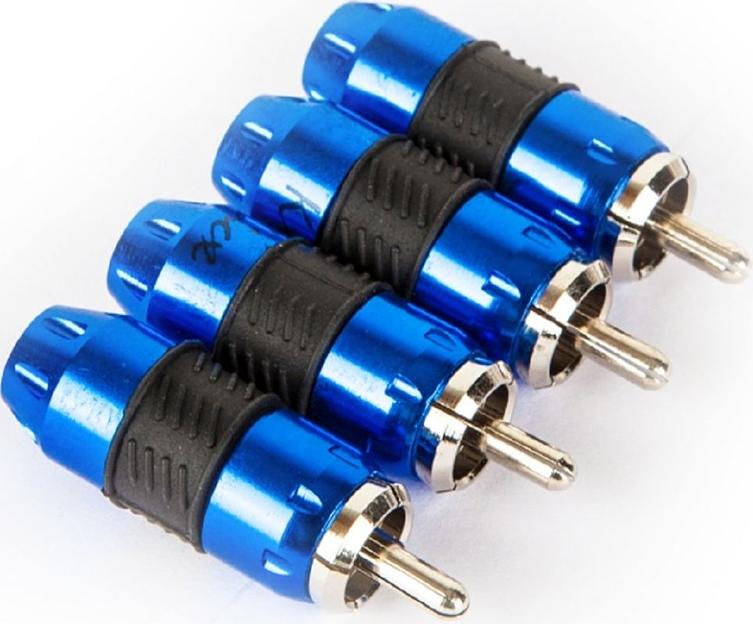 Коннектор Kicx RCA-4BL (упак.:4шт) фото 1