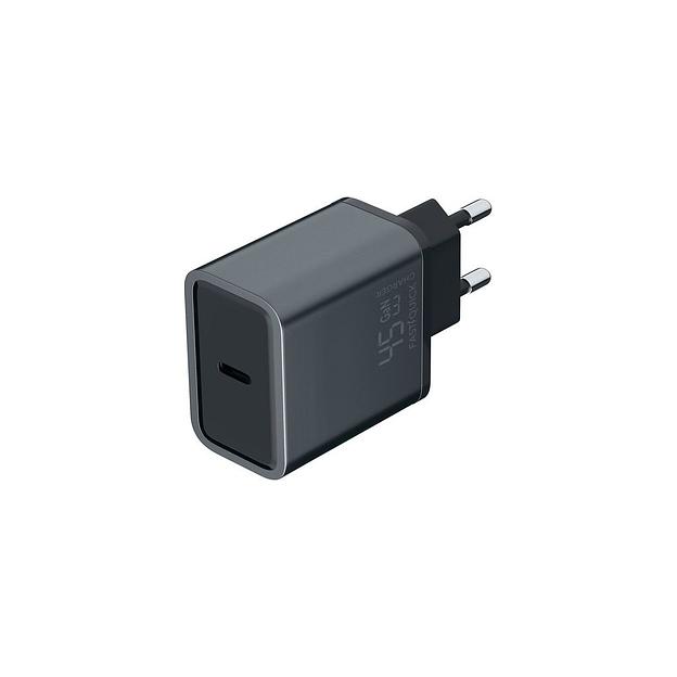 Сетевое зарядное устройство Redline XC-5, USB-A, USB-C, 45Вт, 3A, черный [ут000038330] фото 1