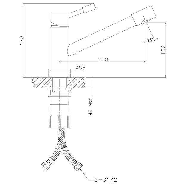 Смеситель Lemark Expert LM5072S для кухни фото 2