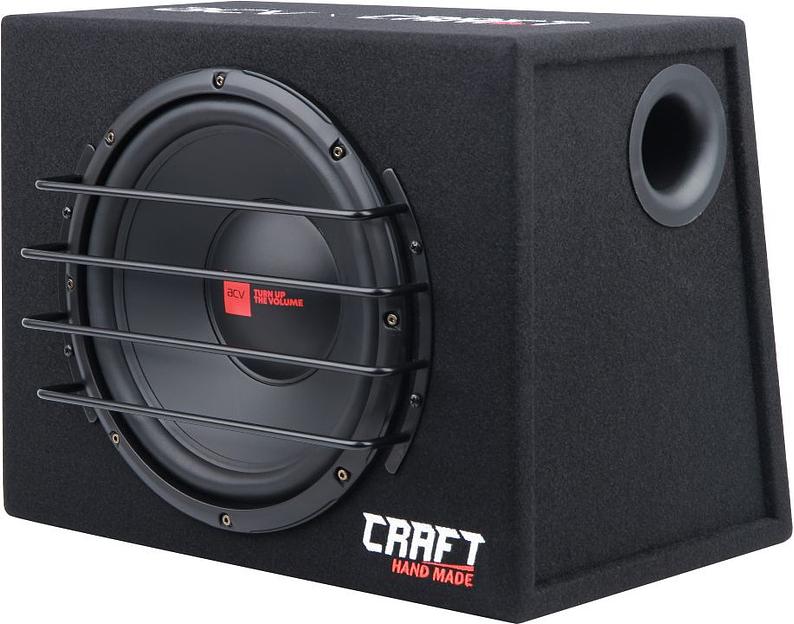 Сабвуфер автомобильный ACV CRAFT B12A 300Вт активный (30см/12") фото 2