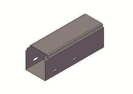 Короб кабельный замковый КЗП 200х50 0,7мм (цинк) фото 1