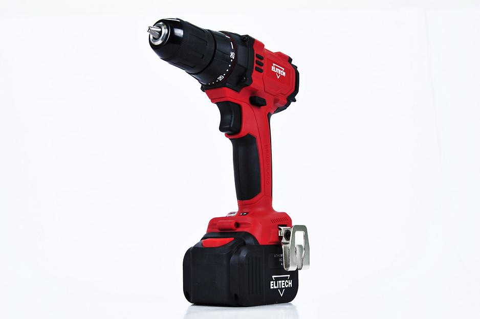 Дрель-шуруповерт Elitech ДА 12БЛ2 (Е2201.001.02) аккум. патрон:быстрозажимной (кейс в комплекте) (191606) фото 9