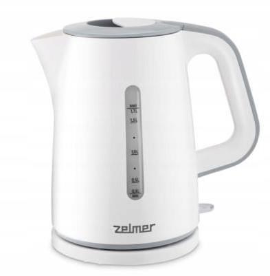 Чайник ZCK7620S WHITE ZELMER фото 1