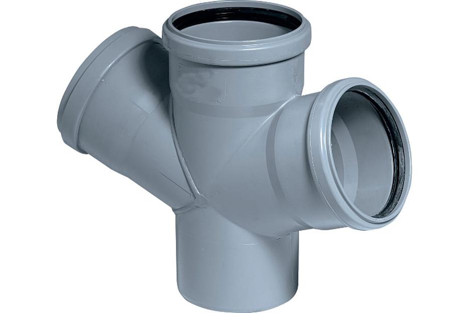 Крестовина одноплоскостная (двухраструбная) 67 град. 50 фото 2