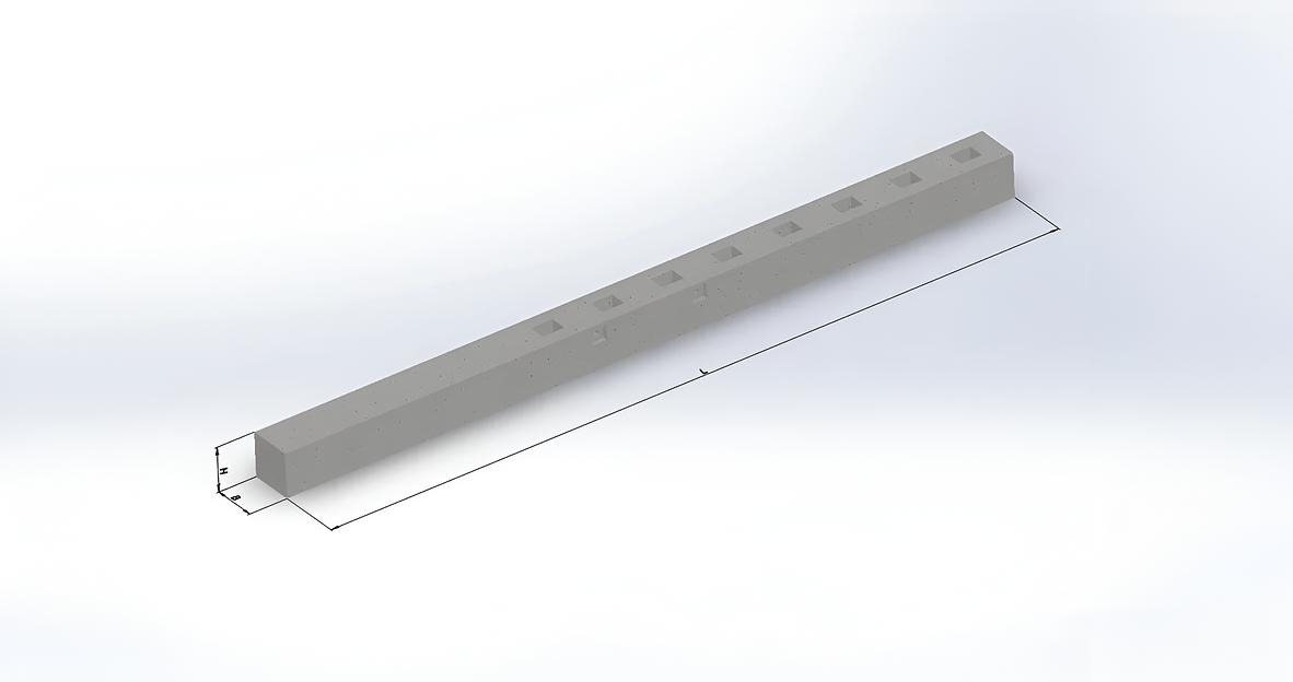 Стойка железобетонная С-58 фото 1