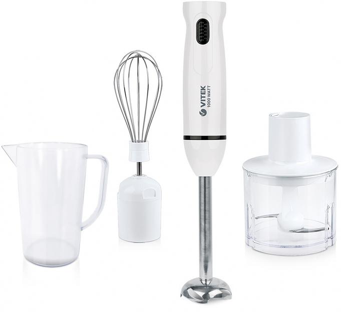 Блендер погружной Vitek VT-8531 1000Вт белый/белый фото 1
