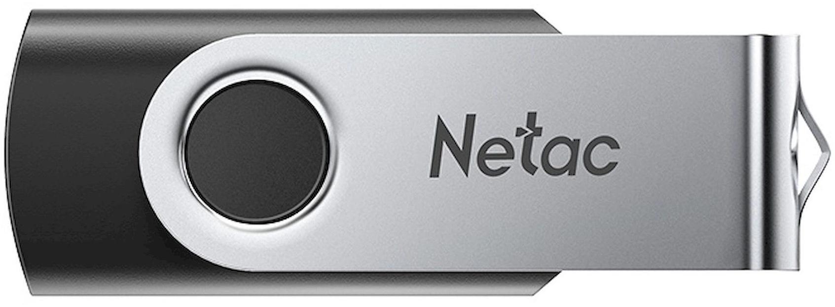 Флешка USB Netac U505, 4ГБ, USB 2.0, черный/серебристый, NT03U505N-004G-20BK фото 3