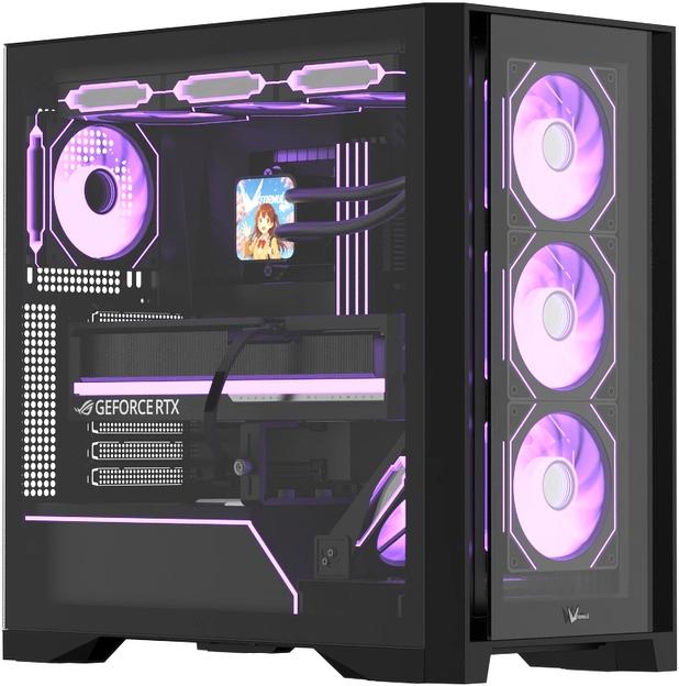 Корпус Formula Air Power G8 Floe черный без БП ATX 2xUSB3.0 1xUSB3.1 audio bott PSU фото 1