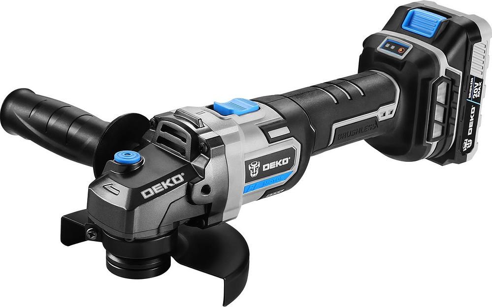 Углошлифовальная машина Deko DKAG20 9000об/мин рез.шпин.:M14 d=125мм фото 1