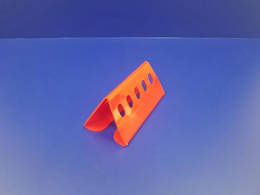 Подставка для ручек карандашей кистей 9 секции.(домик цвет красный) фото 4